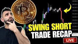  BITCOIN DUMP: My Swing Short Trade Recap