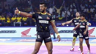 Pro Kabaddi 2019 Highlights | Telugu Titans Vs Haryana Steelers | Hindi M47