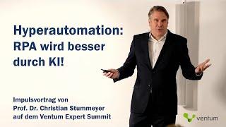 Hyperautomation - Impulsvortrag über RPA und KI von Prof. Stummeyer