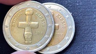 2 euro coins Cyprus 2018 - 7.100.000