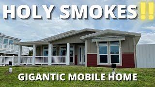 The nicest mobile home I have been in yet!! This house is gigantic! New Home Tour