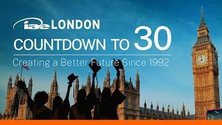 iae GLOBAL 30th Anniversary - Welcome to London, United Kingdom.