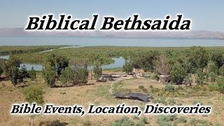 Biblical Bethsaida (El Araj): Home of Peter, Andrew, Capernaum, Sea of Galilee, Jordan River Inlet