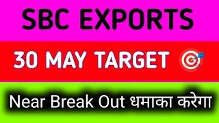 sbc exports share latest news today || sbc exports share latest news