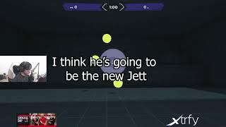 Shahzam and Tenz REACT to JETT Nerf