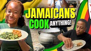 From Jamaica To Africa: JAMAICAN Wife Cooks Traditional ZIMBABWEAN Food For Her Husband!