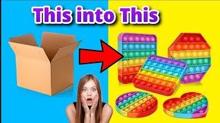 5 minute crafts hack vs Moni art & Diy | make pop it easy way 