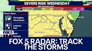 FOX 5 RADAR: TRACK THE STORMS  | FOX 5 DC