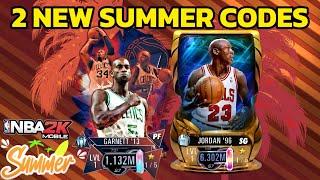 nba 2K mobile codes ️ SUMMER 2025! Get your Free Kevin Garnett & Micheal Jordan Now! #nba2kmobile