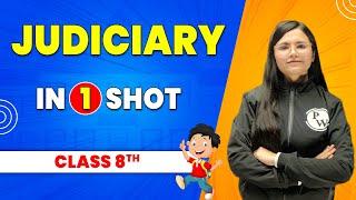 Judiciary in 1 Shot || Class 8th SST || Pariksha Abhyas