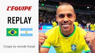 Coupe du monde Futsal 2024 - Le replay intégral de Brésil-Argentine