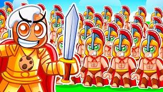 building the biggest warrior army in roblox