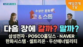 [수상한 종목 GO&STOP] 다음 장에 갈까? 말까? 삼성전자·POSCO홀딩스·NAVER·한화시스템·셀트리온·두산에너빌리티 이화진/iM증권 신사업추진팀 과장