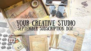 Your Creative Studio September Subscription Box Opening | ShanoukiArt