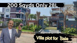 Gated Community Villas For Sale In Hyderabad | Villa Plot For Sale In Hyderabad |HMDA Plot For Sale