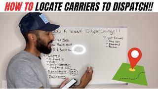 Freight Dispatcher: HOW TO FIND CARRIERS TO DISPATCH!!