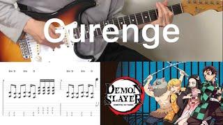 Demon Slayer OP - 紅蓮華 Gurenge (guitar cover with tabs & chords)