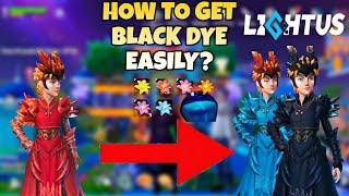 HOW TO GET BLACK DYE   EASILY IN LIGHTUS!! HACKGOD GAMING