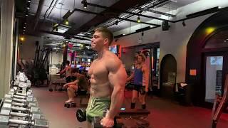 Lateral Raises + bodybuilding poses