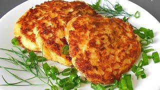 Я их приготовил за 20 минут/Рубленные куриные котлеты на сковороде/Сhicken cutlets!