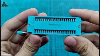 ZIFD40-K5F12B | ZIF Socket 40Pin universal DIP IC 8051 PIC