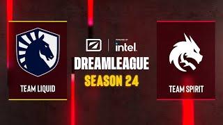 Dota2 - Team Liquid vs Team Spirit - DreamLeague Season 24 - Group Stage 2