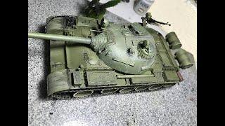 Painting and weathering the T-54B Takom scale 1/35