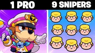 Can 1 Pro Player BEAT 9 Snipers In Squad Busters...