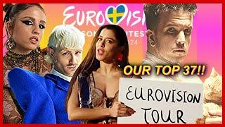 EUROVISION 2024 - OUR TOP 37!!