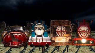 CHOO CHOO CHARLES VS CURSED THOMAS VS CAR EATER VS BUS EATER vs THOMAS THE TANK ENGINE and FRIENDS