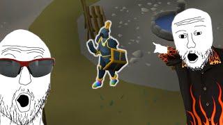 Showing your friends your full set of trimmed Rune armour circa 2006