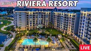 LIVE: Disney’s RIVIERA RESORT! Staycation: Room & Resort Tour! Walt Disney World Live Stream #wdw