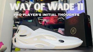 Way of Wade 11 "White Hot" close look and initial thoughts! Upgraded materials already?