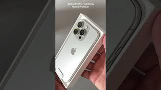 iPhone 16 Pro Natural Titanium - Unboxing #apple #iphone #unboxing #tech #titanium