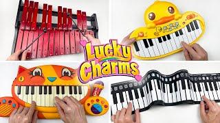 Lucky Charms commercial jingle on cool different instruments!