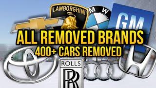 ALL REMOVED CAR brands! 400+ CARS (Greenville Roblox)