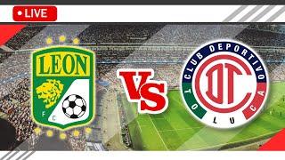 Club Leon VS Toluca LIVE Match Score Streaming Full HD |  Mexico Liga MX 2023