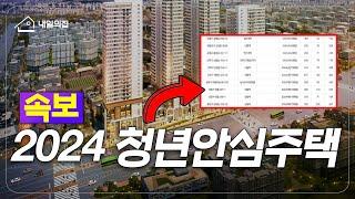 [속보] 2024 청년안심주택 모집 주택 공개!  미리 준비해야 할 3가지 알려드립니다