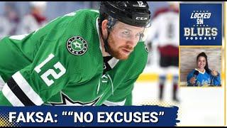 Radek Faksa Says The St. Louis Blues Have No More Excuses + Opens Up AboutTime With The Dallas Stars