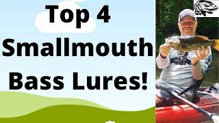 My Top 4 Lures for Smallmouth Bass in Spring!