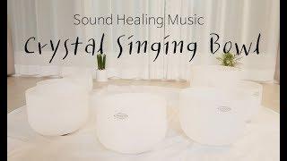 [1hour] 사운드힐링 ㅣ 이완, 에너지정화, 숙면 ㅣ Crystal Singing Bowl Music (no ment)