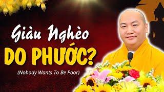 Sướng Khổ Giàu Nghèo Do Đâu Mà Ra? (Nobody Wants To Be Poor) | Thầy THÍCH PHƯỚC TIẾN