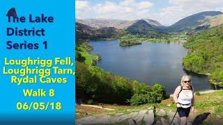 Lake District 1 Walk 8 Loughrigg Fell, Loughrigg Tarn & Rydal Caves 6th May 2018