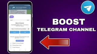 How To Boost Telegram Channel