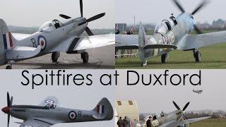 Private Spitfire FR XVIIIe displays at Duxford