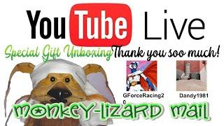 LIVE SPECIAL GIFT UNBOXING from GForceRacing20 & Dandy1981