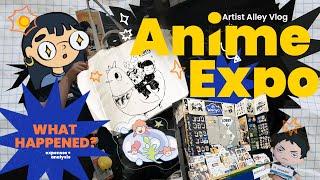 selling out & surviving Anime Expo 2024  artist alley vlog | expenses, analysis & experience