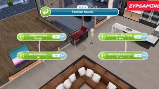 Have 1 Sim Designing Clothing - Weekly Task (Sims Freeplay mobile)