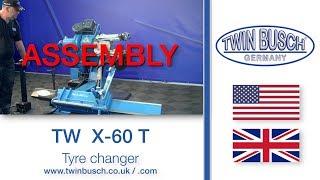 Assembly of the truck tyre changer TW X-60 T from TWIN BUSCH®