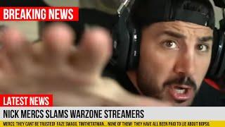 NICKMERCS SLAMS WARZONE CHEATERS AND FAZE SWAGG IN BLACK OPS 6